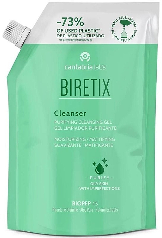 Face Cleansing Gel - Cantabria Labs Biretix Cleanser Purifying Cleansing Gel (refill) — photo N1