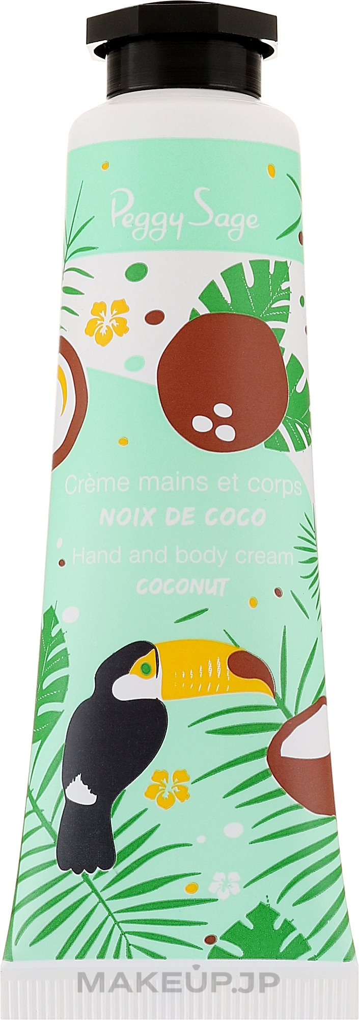 Hand and Body Cream "Coconut" - Peggy Sage Coconut Hand And Body Cream — photo 30 ml