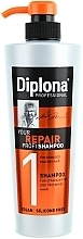 Fragrances, Perfumes, Cosmetics Dry & Damaged Hair Shampoo - Diplona Professional Your Repair Profi Shampoo