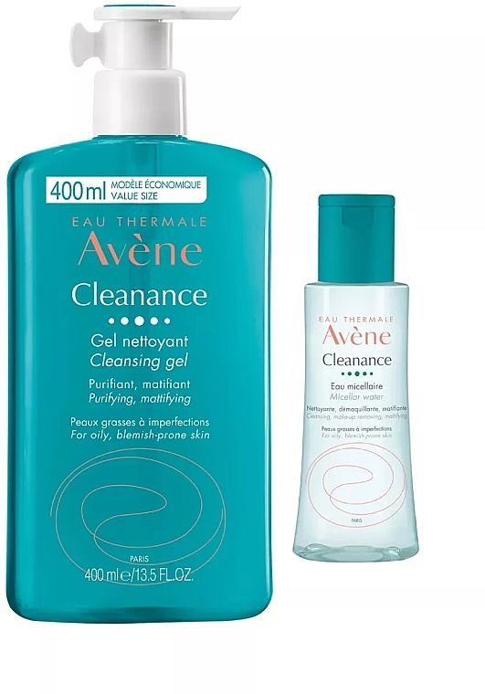 Set - Avene Cleanance (f/gel/400ml + micellar/water/100ml) — photo N1