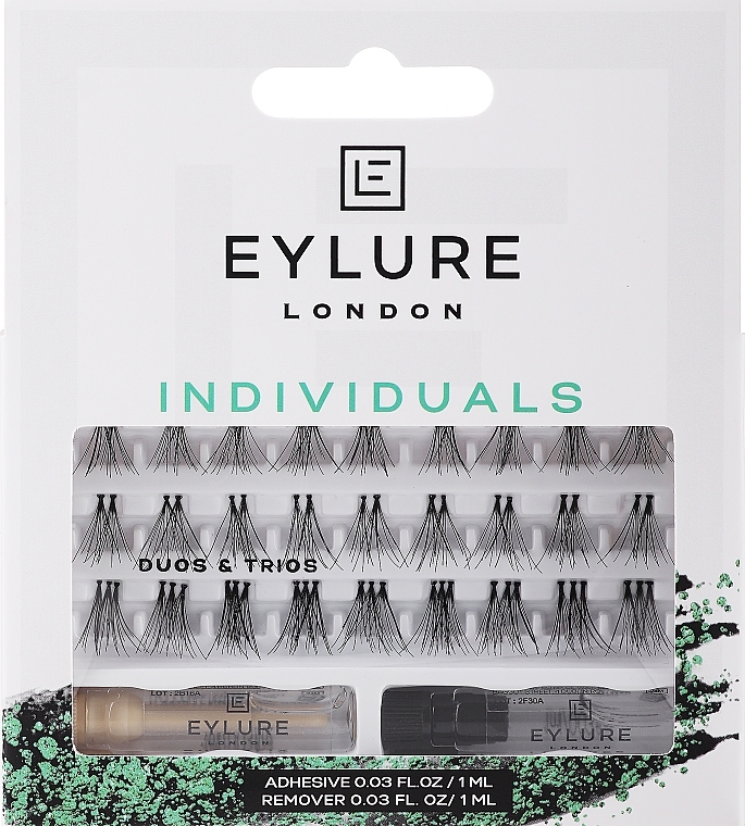 Flase Lashes - Eylure Lash Pro Semi Permanent Eyelash Individual Duos And Trios — photo N1