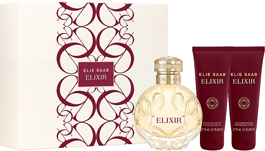 Elie Saab Elixir - Set (edp/100ml + b/lot/75ml + sh/gel/75ml) — photo N1