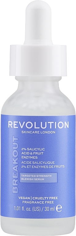 Face Serum with Salicylic Acid & Fruit Enzymes - Revolution Skincare Serum 2% Salicylic Acid & Fruit Enzymes — photo N2