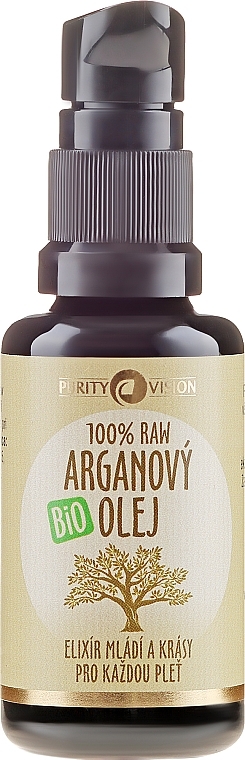 Argan Oil - Purity Vision 100% Raw Bio Argan Oil — photo N2