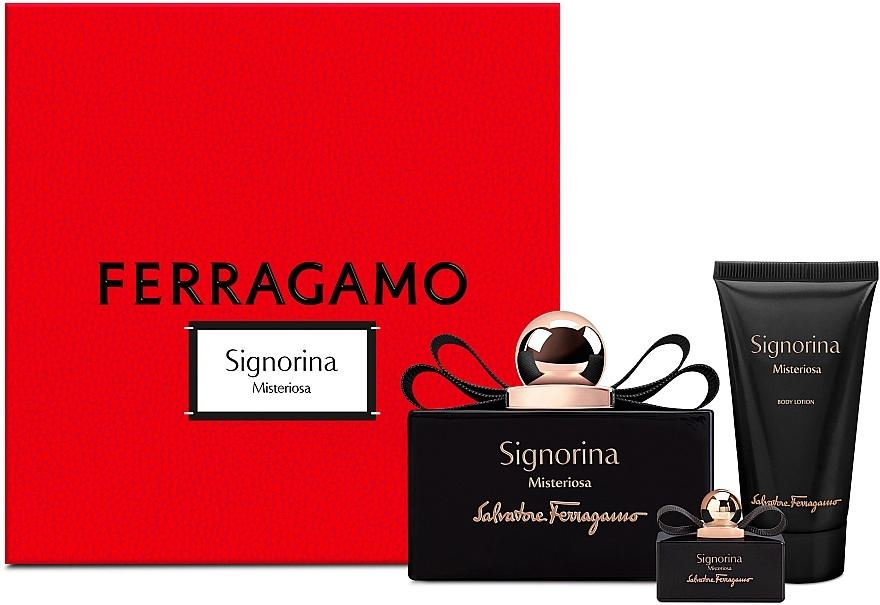 Salvatore Ferragamo Signorina Misteriosa - Set (edp/100ml + b/l/50ml + mini/5ml)  — photo N1