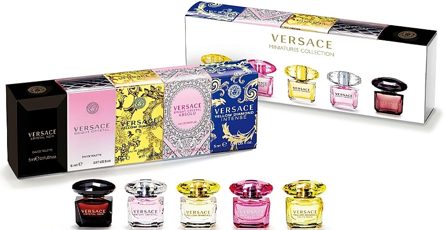 Versace Mini Set Fragrances - Set (edt/5 ml*3 + edp/5 ml*2) — photo N1