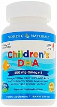 Kids Food Supplement, strawberry 250 mg, Omega-3" - Nordic Naturals Children's DHA — photo N2