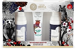 Fragrances, Perfumes, Cosmetics Set - Natura Siberica Day And Night Beauty Kit (h/cr/30ml + f/cr/50ml + f/cr/50ml)