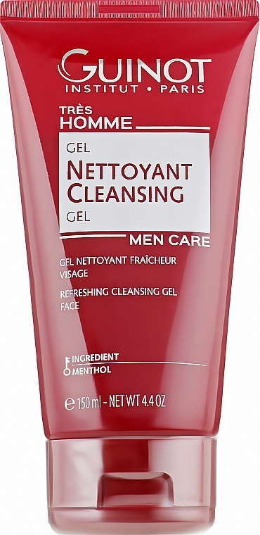 Cleansing Gel for Face - Guinot Tres Homme Facial Cleansing Gel — photo N4