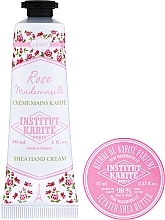 Fragrances, Perfumes, Cosmetics Set - Institut Karite Rose Mademoiselle (h/cr/30ml + butter/10ml)