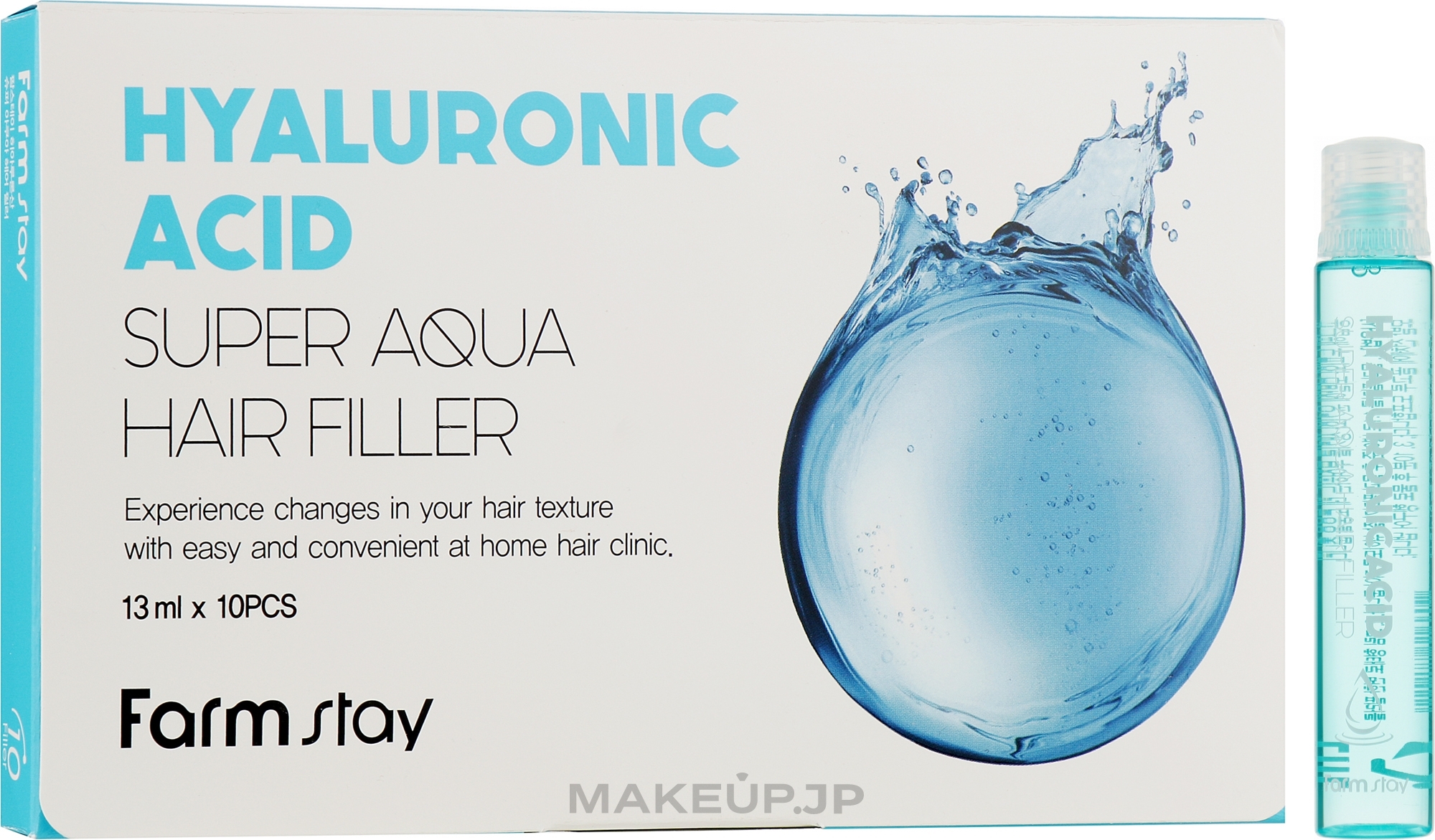 Nourishing Hyaluronic Acid Hair Filler - Farmstay Hyaluronic Acid Super Aqua Hair Filler — photo 10 x 13 ml