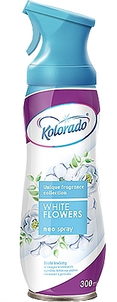 White Flowers Air Freshener - Kolorado Neo Spray  — photo N1