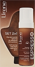 Fragrances, Perfumes, Cosmetics Set - Lirene Perfect Tan (br/foam/150ml + glove)