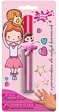 Chlapu Chlap Lip Gloss Strawberry Ice Cream - Princess Lip Balm + Ring, strawberry — photo N1