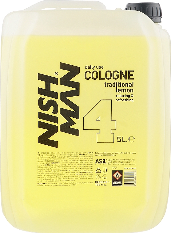 After Shave Cologne - Nishman Lemon Cologne No.4 — photo N4