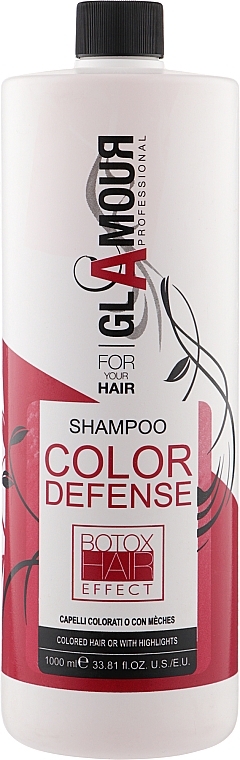 Shampoo for Colored & Highlighted Hair - Erreelle Italia Glamour Professional Shampoo Color Defense — photo N3