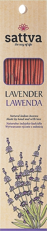 Scented Sticks "Lavender" - Sattva Lavender — photo N1