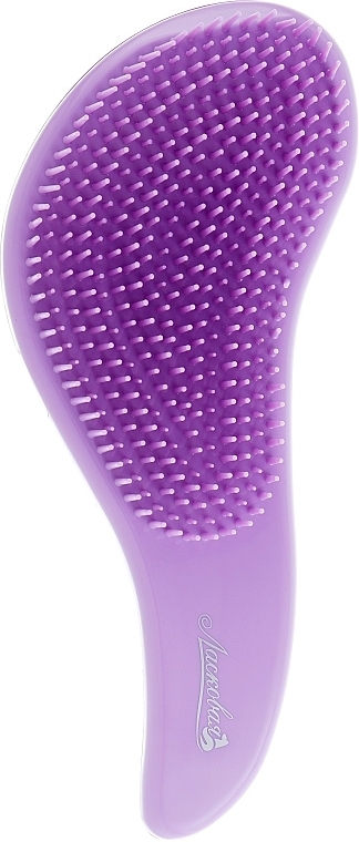 Detangling Mini Hair Brush "Lavender", purple - Laskovaya — photo N7