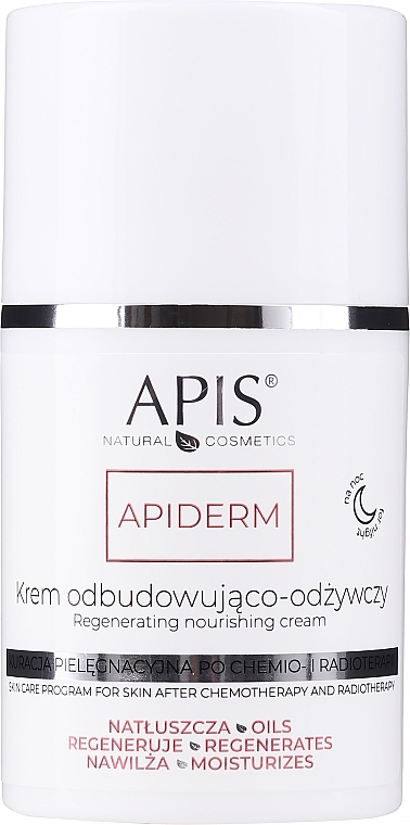 Regenerating Moisturizing Chemotherapy & Radiation Therapy Night Cream - APIS Professional Apiderm  — photo N12