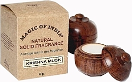 Natural Solid Fragrance Cream "Krishna Musk" - Shamasa — photo N1