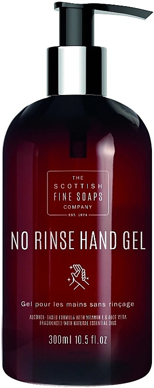 No Rinse Cleansing Hand Gel - Scottish Fine Soaps No Rinse Hand Gel — photo N1
