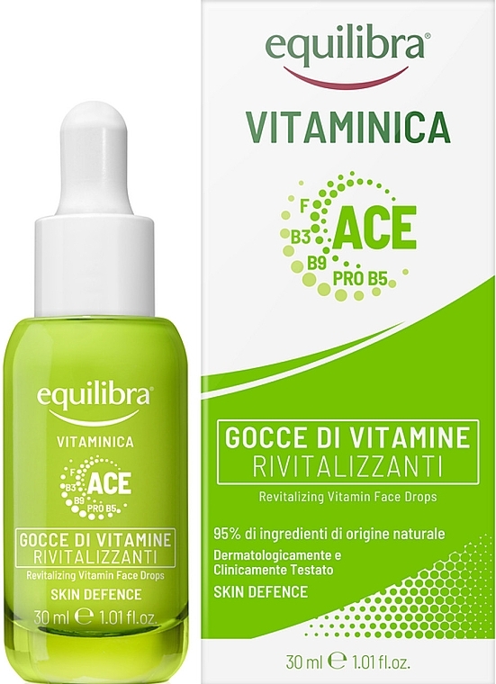 Revitalizing Vitamin Face Drops - Equilibra Vitaminica Revitalizing Vitamin Drops — photo N1