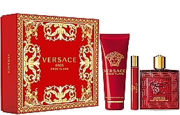 Fragrances, Perfumes, Cosmetics Versace Eros Flame - Set (edp/100ml + sh/gel/150ml + edp/10ml)