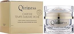 Anti-Aging & Regenerating Cream, natural line - Qiriness Caresse Temps Sublime Riche Global Well-Aging Redensifying Cream — photo N2