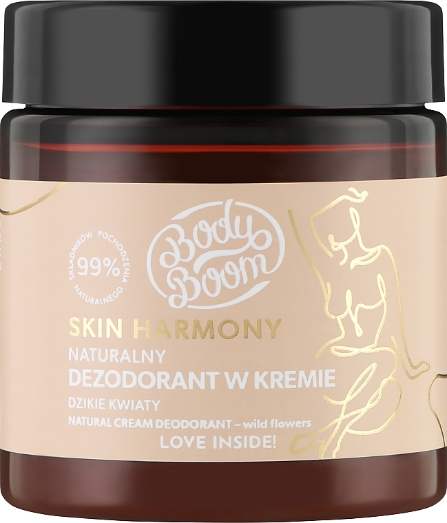 Cream Deodorant 'Wild Flowers' - BodyBoom Skin Harmony Natural Cream Deodorant — photo N1