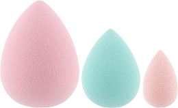 Fragrances, Perfumes, Cosmetics Makeup Sponge Set - Ilu ponges Mini Medium Large 3pcs Set