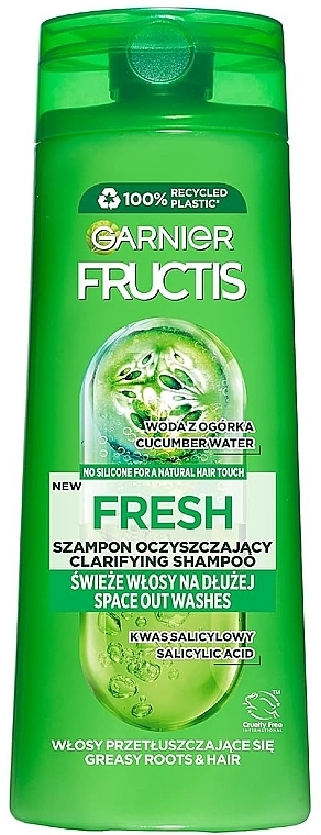 Hair Shampoo "Fresh Charge" - Garnier Fructis Fresh Shampoo — photo N3