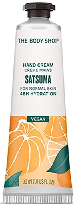 Hand Cream - The Body Shop Vegan Satsuma Hand Cream For Normal Skin — photo N1