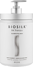 After Perm Conditioning Hair Balm - Biosilk Silk Therapy Conditioning Balm — photo N2