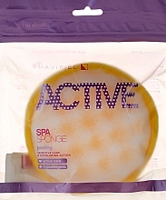 Shower Sponge, yellow - Suavipiel Active Spa Sponge — photo N3