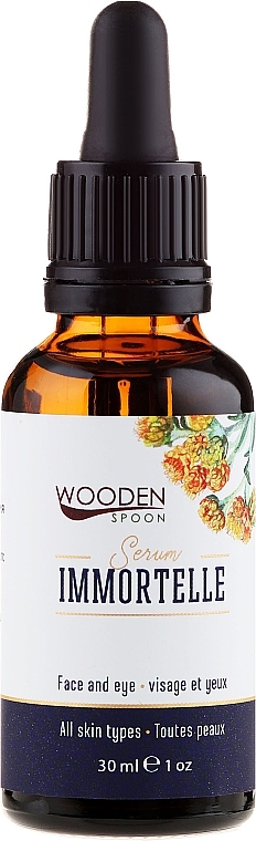 Rejuvenating Face Elixir - Wooden Spoon Immortelle Anti-Age Elixir — photo N2