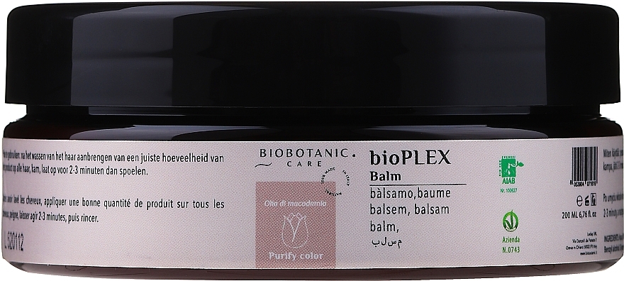 Repair Hair Balm - BioBotanic bioPLEX Balm — photo N1