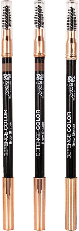 Double-Ended Brow Pencil - BioNike Defence Color Brow Shaper — photo N4