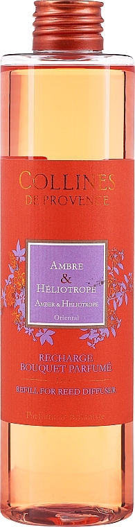 Amber & Heliotrope Reed Diffuser - Collines de Provence Bouquet Aromatique Amber & Heliotrop (refill)  — photo N1