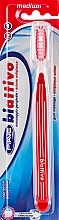 Biattivo Toothbrush, medium, red - Piave Medium Toothbrush — photo N1