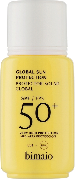 Face Sun Cream SPF50+ - Bimaio Global Sun Protection — photo N1