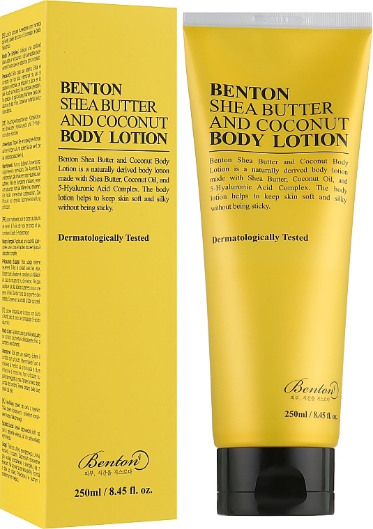 Body Lotion with Shea Butter & Coconut - Benton Shea Butter and Coconut Body Lotion — photo N1