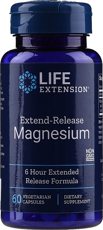 Dietary Supplement "Magnesium" - Life Extension Extend-Release Magnesium — photo N1