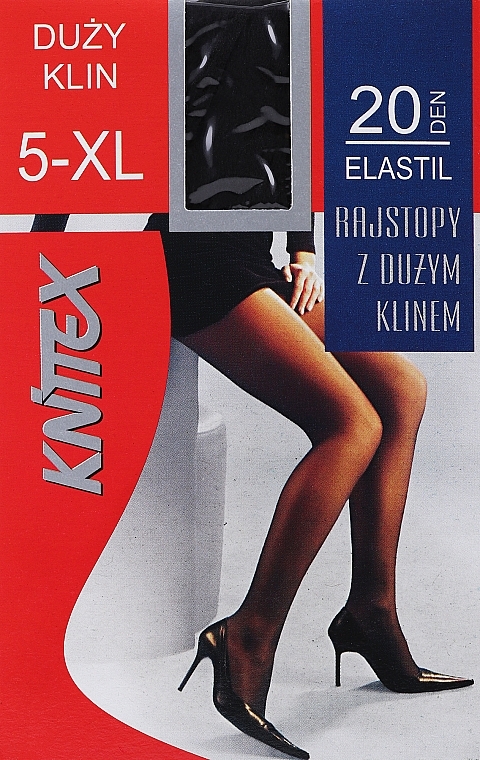 Women Tights "Elastil" 20 Den, nero - Knittex — photo N4