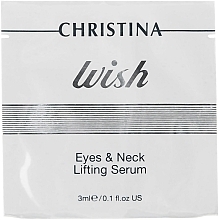 Fragrances, Perfumes, Cosmetics Lifting Face & Neck Serum - Christina Wish Eye and Neck Lifting Serum (sample)