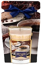 Fragrances, Perfumes, Cosmetics Decorative Candle, 7.4x8.3 cm, in glass - Artman Cookies Coffee&Cake