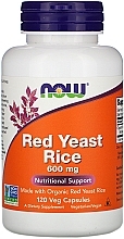 Red Yeast Rice, 600mg, capsules - Now Foods Red Yeast Rice, 600mg — photo N1