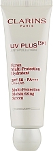 Moisturizing Protective Face Fluid - Clarins Uv Plus [5p] Multi-protection Moisturizing Screen SPF 50-PA+++ — photo N4