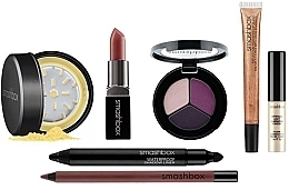 Fragrances, Perfumes, Cosmetics Set - Smashbox Gift Set №1 (lipstick/3g + shadow/2.76g + pow/7.1g + shadow liner/2.67g + shine/10.5ml + pencil/1.2g + lumizing powder/1g)