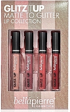 Fragrances, Perfumes, Cosmetics Lip Set - Bellapierre Matte to Glitter Lip Collection Set (Lipstick 4x3.5g)