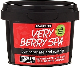 Face and Lip Scrub "Very Berry SPA" - Beauty Jar Softening Face And Lips Peeling With Vitamin C — photo N2